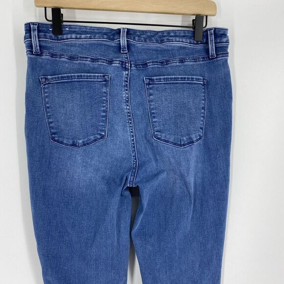 Talbots Jeans Size 12 Petite Blue Flawless High Waist Jegging Ankle Stretch - Picture 5 of 6